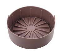 ASAKKURA Tapis en Silicone pour Friteuse à Air Chaud 16 Cm, Revêtement de Fond de Four Antiadhésif, Accessoire Compatible la Cuisine Ig Air Fryer, Doublure de Panier Réutilisable, Couleur