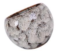 ASAKKURA Tasse à Thé en Céramique Émaillée de Type Jianzhan Tasse Réutilisable pour Thé Kung-fu Couleur Laitier 1 Pièce Domestique pour Maison Bureau