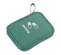 ASAKKURA Trousse de Secours Compacte Petite Taille en Tissu Oxford Vert, Étui Portable pour Premiers Soins, Trousse de Voyage D’urgence Légère et Résistante, Rangement Multifonction