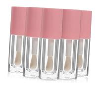 ASAKKURA Tube De Gloss Vide 5 Pièces 6 Ml Avec Applicateur Conteneurs De à Petits Tubes Pour Voyage Anti-fuite Pratique