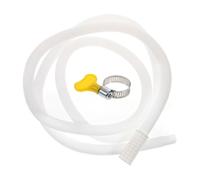 ASAKKURA Tuyau D'évacuation D'eau pour Climatiseur avec Collier de Serrage, en Pe et Abs, Résistant à L'usure, pour Unité Extérieure et Hôtels