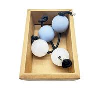 Asalat Hochet 1 paire d'accessoires musicaux rythmiques traditionnels | Idiophone pour musique et danse - Pour famille amis, maison, fête, vacances, anniversaire, Tambouillage, applaudissements