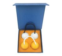 Asalato Shakers - Paire de boules de sable rythmiques en bois | Instrument de percussion sonore coloré | Shaker à main Kashaka pour la pratique de la musique KÑV Performance Ořff Education