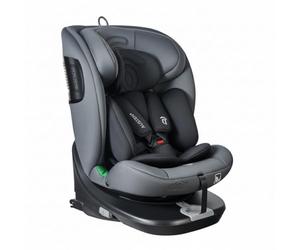 Asalvo AUSTEN Lot de 2 sièges auto avec Isofix 40-150 cm - Âge : de la naissance à 12 ans - I-size - Face amarche jusqu'à 105 cm, 4 ans environ, gris