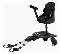 Asalvo Buggy Board 2 Plateforme avec siège Blanc G
