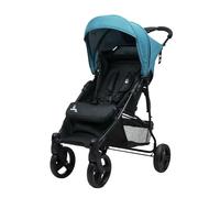 Asalvo Cadiz Poussette ultra légère, inclinable, capote SPF50+, harnais 5 points, de 6 mois à 17 kg, couleur pétrole