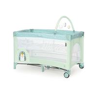 Asalvo Complete Duo Hedgehog Travel Cot Vert