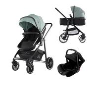 Trio convertible poussette-nacelle-siège auto Dubai 2 olive TU