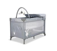 Asalvo - Travel cot Complete Rabbit - Grey (AV-19714)