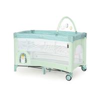 Lit De Voyage Double Hauteur Complet Duo Hérisson Vert TU