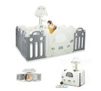 Parc Montessori - blanc bleu Multicolore