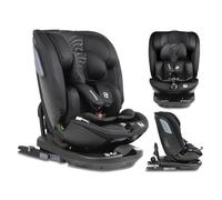 Asalvo PANAFIX Siège auto I-Size, installation Isofix et Top Tether, Siège auto bébé, inclinable et rotatif à 360°, de 40 à 150 cm, norme R129, sécurité et confort pour bébés et enfants, noir