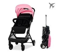 Asalvo Poussette Flight - Noir - Rose, Stroller, Baby/Travel, Rose