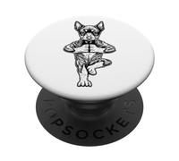 Asana Arbre de Yoga Miniature pour Chien PopSockets PopGrip Adhésif