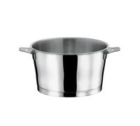 CUISINOX - Asana - Casserole inox 20 cm - 2.5L - Fond encapsulé - Compatible tous feux dont induction - Acier Inoxydable 18/10 - Finition miroir
