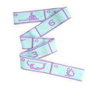 Ašana Resistance Band Set - 8-Square Ŷoga Stretch Bands for Full-Body Tõning & Flexibility | Suitable for Adults, Teens & Children | Perfect Ƒor Dance, Pilates, Home Fitness & Reħabilitation, Lightwe