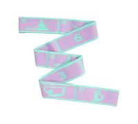 Ašana Resistance Band Set - 8-Square Ŷoga Stretch Bands for Full-Body Tõning & Flexibility | Suitable for Adults, Teens & Children | Perfect Ƒor Dance, Pilates, Home Fitness & Reħabilitation, Lightwe