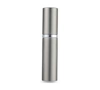 AsaNana - Vaporisateur de parfum rechargeable - Technologie de remplissage sans entonnoir - Flacon pulvérisateur de parfum vide - Pour le voyage, le sac à main et les déplacements - 5 ml (gris)