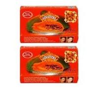 Asantee Thai Papaya blanchiment de la peau aux herbes Savon 125 g (lot de 2)