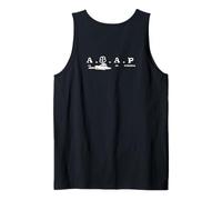 ASAP As Sloth As Possible BFF Girl Twin Art on Back Débardeur