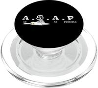 ASAP As Sloth As Possible BFF Girl Twin Art on Back PopSockets PopGrip pour MagSafe