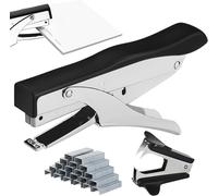 Asas-Agrafeuse De Bureau Avec 5000 Agrafes Et Extracteur D'agrafes,Capacité De 35 Feuilles,Grande Agrafeuse À Main,Pour Bureau,École,Maison,Bureau,Accessoires