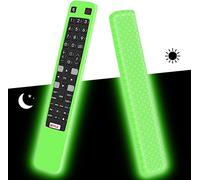 asas-Coque Housse De Silicone Pour Télécommande Tcl Rca Rc802N Arc802N Yui1 Antidérapant Étui De Protection Pour Telecommande Tcl Thomson 4K Uhd Smart Tv (Glow Green)