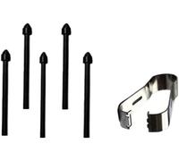 Asas-Écran Tactile Conseils Du Stylet ? Pour Samsung Galaxy Tab S7 Fe (4g 5g) Wi-Fi T730 T733 T736b 2021 12.4inch Pointes De Stylet S Avec Embouts D'outils 5 Noir