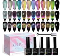 Asas-Vernis À Ongles Gel Oeil De Chat 9d Galaxy Ensemble De Gel À Ongles Magnétique 12 Couleurs Avec Aimant Paillettes Vernis À Ongles Caméléon Cateye Pour Manucure Diy À Domicile