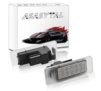Asasytal Lampe LED Plaque d'Immatriculation, 6000K Blanc Pur Ampoule Arrière SMD, Plug & Play, Compatible avec Renault Clio IV/V Megane IV Nissan Infiniti etc., Lot de 2