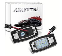 Asasytal LED Éclairage Plaque Immatriculation, Xénon Blanc Sans Erreur Compatible avec Mazda MX-5 Mia-ta MPV 323 Pro-tege 323 Pro-tege 5 Tribute Ford Es-cape Mercury Mariner, 2 Pièces