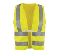 Asatex ASATEX Gilet de sécurité universel jaune avec bandes réfléchissantes épaules EN 20471 Cl.2 Quantité:1