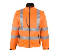Asatex ASATEX Veste de signalisation Softshell, taille S, orange fluorescent Quantité:1