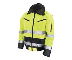 Asatex Blouson aviateur de signalisation taille M 50/52 jaune/gris 100 % PES PREVENT Quantité:1