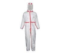 Asatex Combinaison de protection CoverStar Plus® taille XXL (62/64) blanc/rouge cat. II Quantité:1