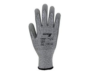 Asatex Gants de protection contre les coupures T. 9 gris HDPE avec polyuréthane EN 388 Quantité:10