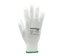 Asatex Gants T. 8 blanc nylon avec polyuréthane EN 388 cat. II ASATEX Quantité:12