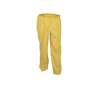 ASATEX Pantalon de pluie PU Stretch taille XL jaune 100 % PES