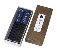 Asayu Japan Bâtons d'Encens Wagiku à Faible Fumée - Parfum Fleur de Chrysanthème Japonais 40g - Qualité Japonaise Fait à la Main au Japon, Ideal pour la Méditation et la Relaxation