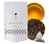 Asayu Japan Hojicha 15 Sachets de Thé Vert Japonais - Feuilles Torréfiées de Qualité Supérieure, Thé 100% Cultivé et Récolté au Japon, 2,5 g x 15 sachets pour la Relaxation