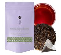 Asayu Japan Lot de 15 sachets de thé noir japonais Wakocha de qualité supérieure - Thé noir japonais 2,5 g x 15 sachets pour le matin et le petit-déjeuner, 100 % fabriqué au Japon