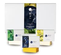 Asayu Japan Lot de 3 savons pour le corps - Kaki, Hinoki, Yuzu - 85 g (3 x 85 g) - Savon naturel pour le corps pour homme et femme - Doux pour tous les types de peau