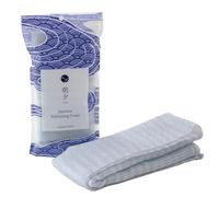 Asayu Japan Serviette Exfoliante pour Tous Types de Peau, Gant de Douche Doux et Résistant, Micro-Mousse, Exfoliation Profonde, Séchage Rapide, Fabriqué au Japon