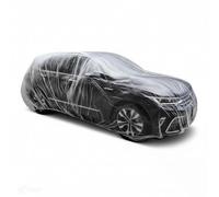 ASBHFC 2 Pièces Housse de Protection Voiture Jetable pour Vauxhall Meriva (A B 2003-2017), Bâche en Plastique Imperméable et Anti-Poussière pour Garage, Peinture ou Réparation,2pcs-350CM*600CM