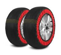 ASBHFC Chaussettes Neige Voiture pour Renault Twingo III (2014-2025 2026), Antidérapant pour Pneus, Adhérence sur Neige et Verglas, Alternative aux Chaînes Métalliques,2PCS