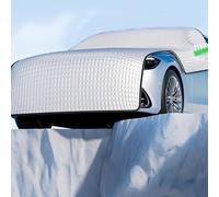 ASBHFC Demi-bâche Voiture 4 Saisons pour Opel Mokka (A B 2012-2025 2026), Grande Protection Pare-Brise Antigivre Hiver, Couverture Pare-Soleil Anti-UV Été, Imperméable