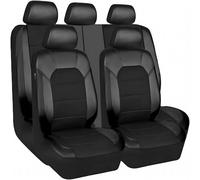 ASBHFC Housses de siège Voiture Jeu Complet pour Citroën C4 Cactus (2014-2020), Similicuir imperméable pour sièges Avant et arrière, Couvre-sièges résistants,5 Piece Set-Embroidery