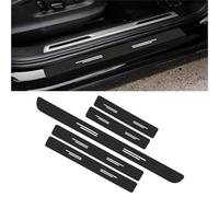 ASBHFC Lot de 5 Protections de Seuil de Porte et Coffre pour Citroën C3 Aircross (Gen I Gen II 2010-2025 2026), Plinthes Style Fibre de Carbone pour Une Protection Complète Bandes Adhésives