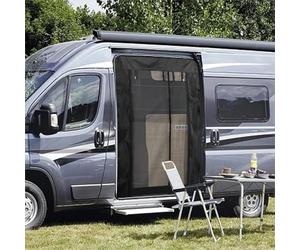 ASBHFC Moustiquaire Magnétique Porte Latérale Fourgon Aménagé pour Renault Trafic (I II III 1980-2025 2026), Rideau Anti-Insectes Van, Camping-Car avec Fermeture Mains Libres,71 * 52in(180 * 133cm)