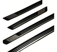 ASBHFC Plaques de Seuil pour Isuzu D-Max (RA RC RT RG 2002-2025 2026), 4 Pièces en Acier Inoxydable, Protection Autocollante Contre Les Rayures, Accessoires de Pédale d'Entrée,A